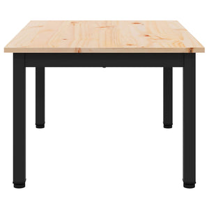 Couchtisch Kiefer Massivholz 70x50 cm