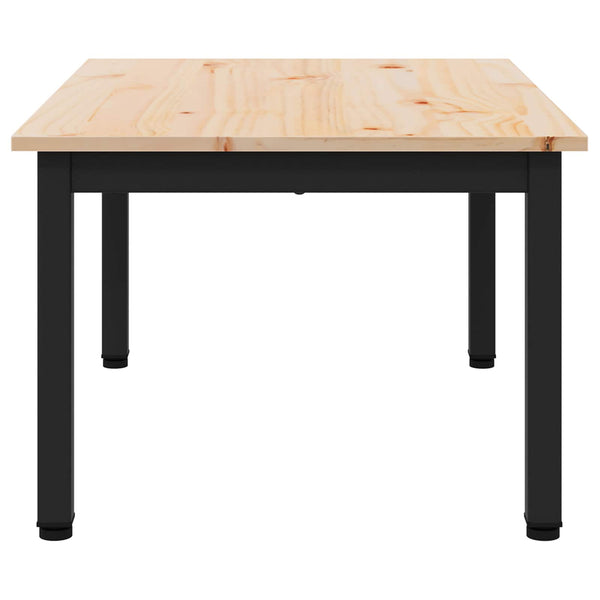 Couchtisch Kiefer Massivholz 70x50 cm
