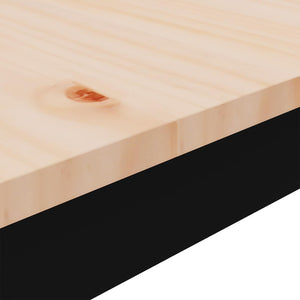 vidaXL Table basse naturel 100 x 50 x 45 cm Bois de pin massif