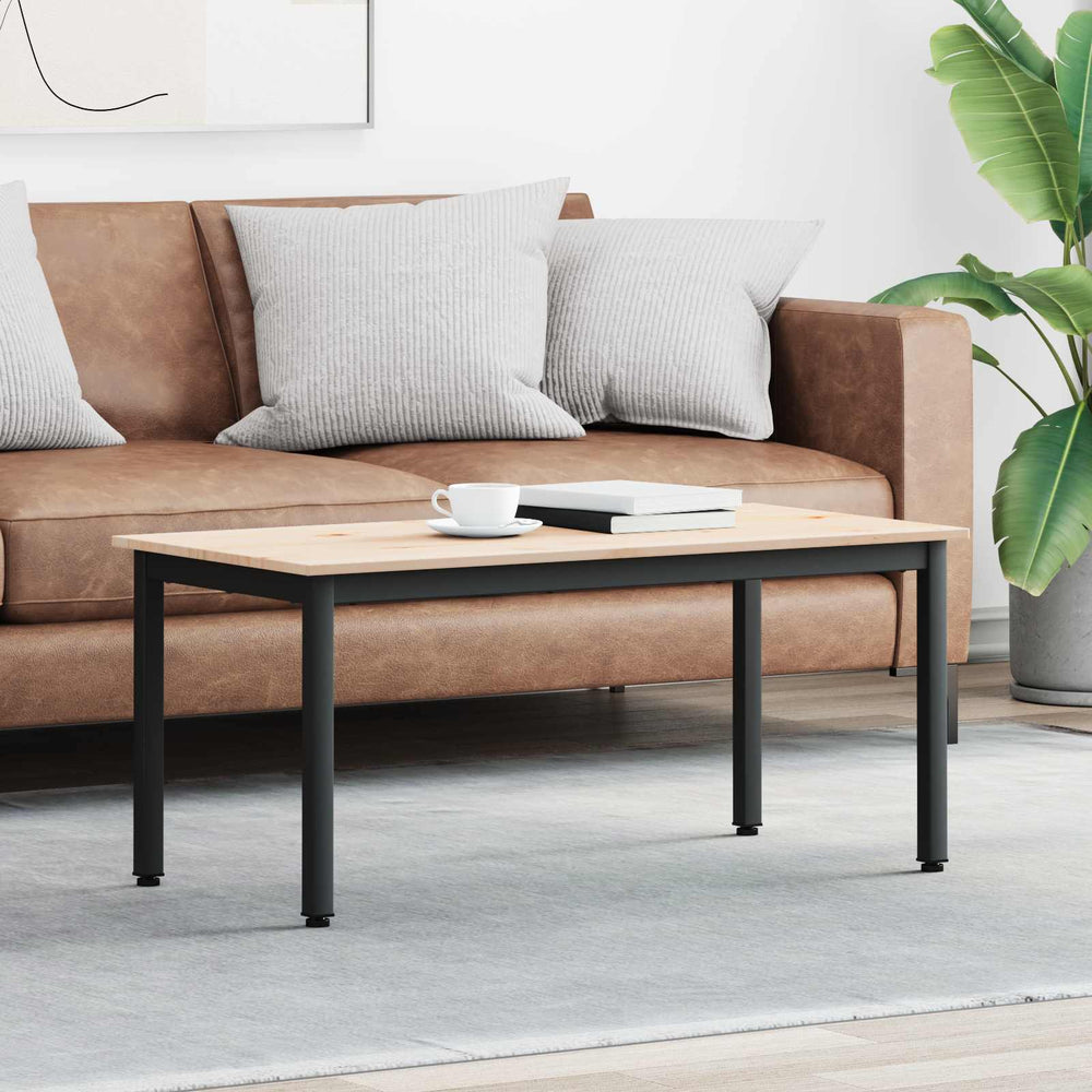 Couchtisch Kiefer Massivholz 100x50 cm