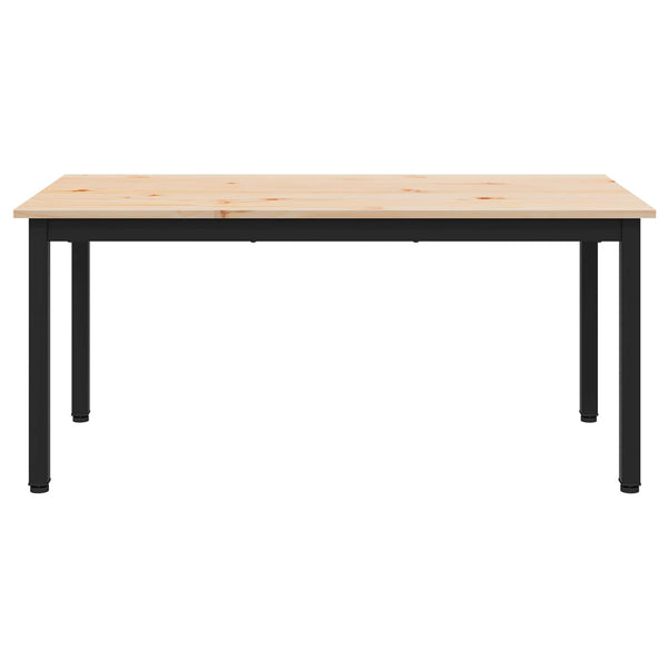 vidaXL Table basse naturel 100 x 50 x 45 cm Bois de pin massif