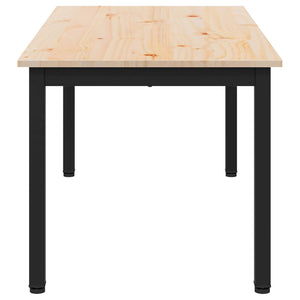 vidaXL Table basse naturel 100 x 50 x 45 cm Bois de pin massif