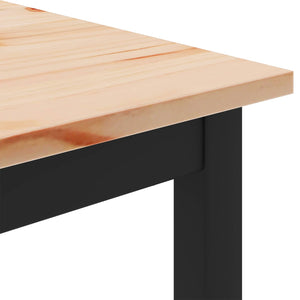 Couchtisch Kiefer Massivholz 80x80 cm