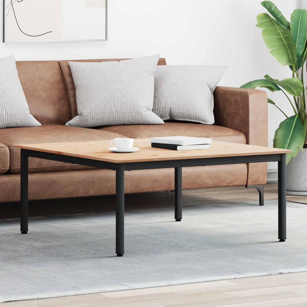 Couchtisch Kiefer Massivholz 100x100 cm