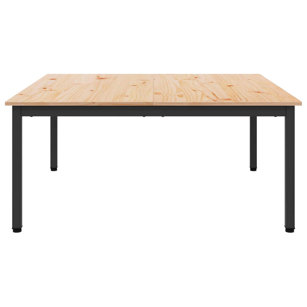 Couchtisch Kiefer Massivholz 100x100 cm