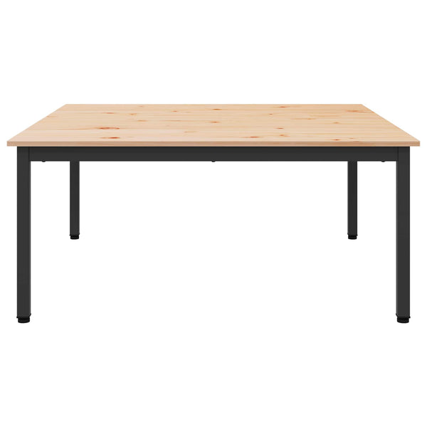 Couchtisch Kiefer Massivholz 100x100 cm