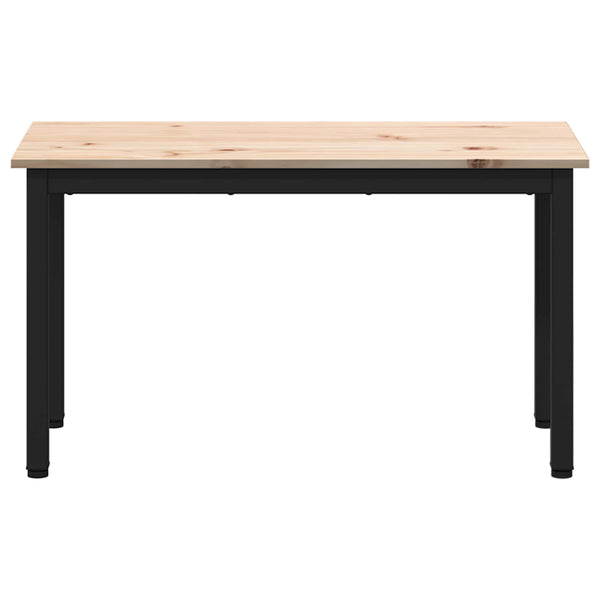 Massive Kiefernholz Bank, Natur, 80 cm