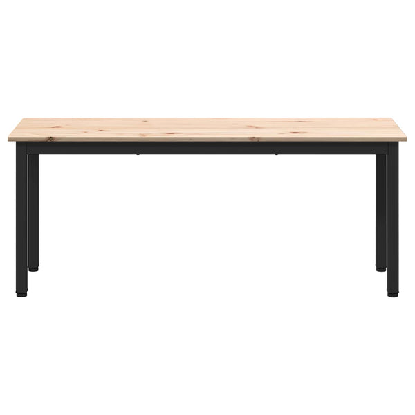 Massive Kiefernholz Bank, Natur, 110cm