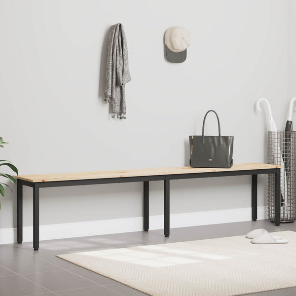 Massivholz Bank Kiefer 200cm