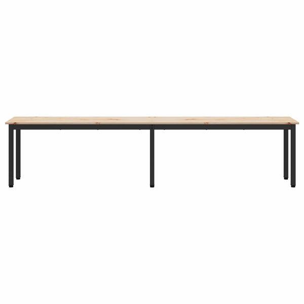 Massivholz Bank Kiefer 200cm