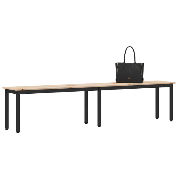 Massivholz Bank Kiefer 200cm