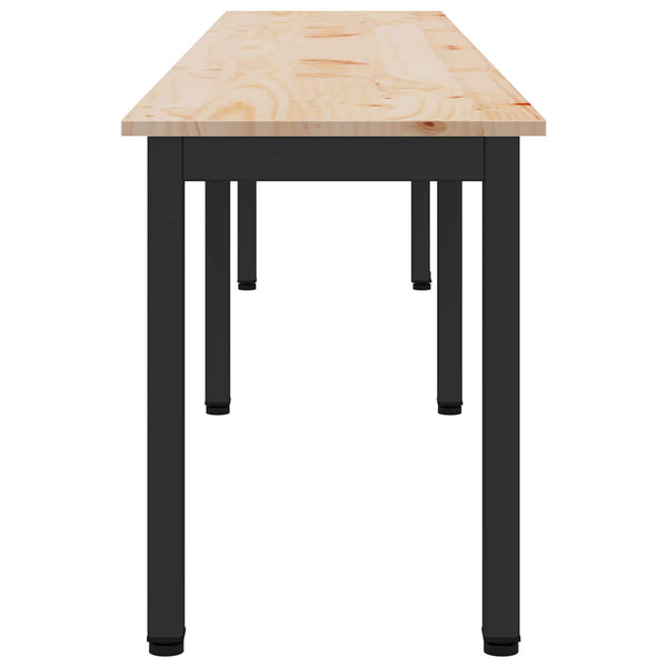 Massivholz Bank Kiefer 200cm
