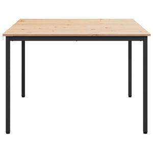 Massiver Kiefernholz Esstisch, 110x110 cm