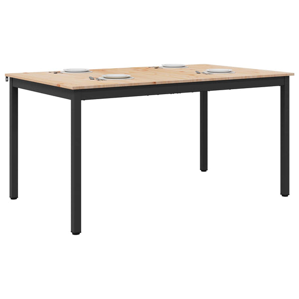 Massivholz Esstisch Kiefer Natur 140 cm