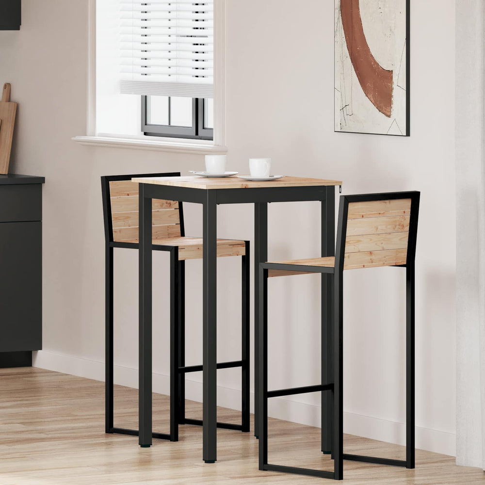 Bartisch Kiefer Massivholz 60x60 cm