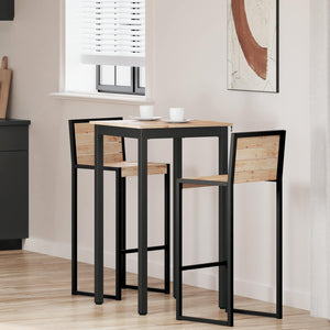 Bartisch Kiefer Massivholz 60x60 cm