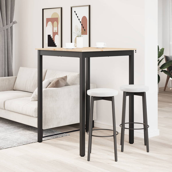 Bartisch Kiefer Massivholz 80x80 cm