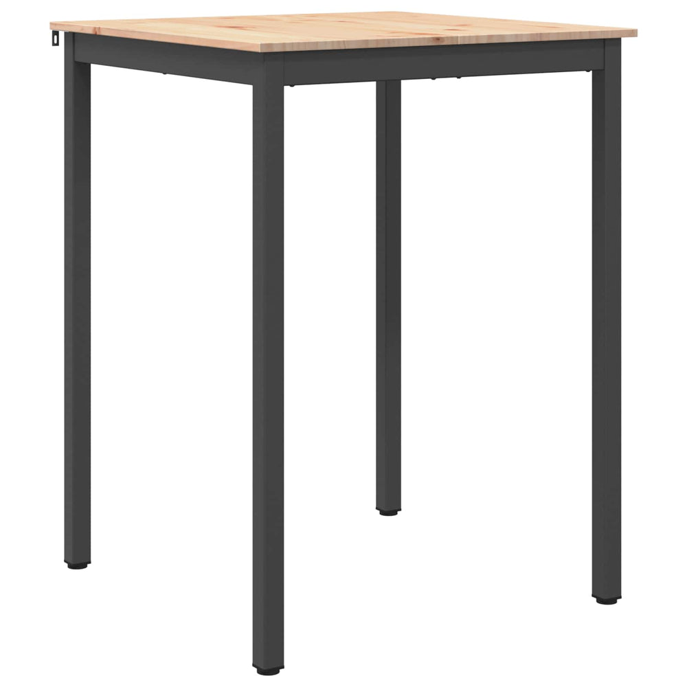 Bartisch Kiefer Massivholz 80x80 cm