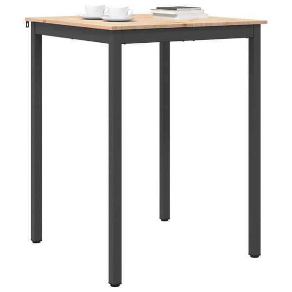 Bartisch Kiefer Massivholz 80x80 cm