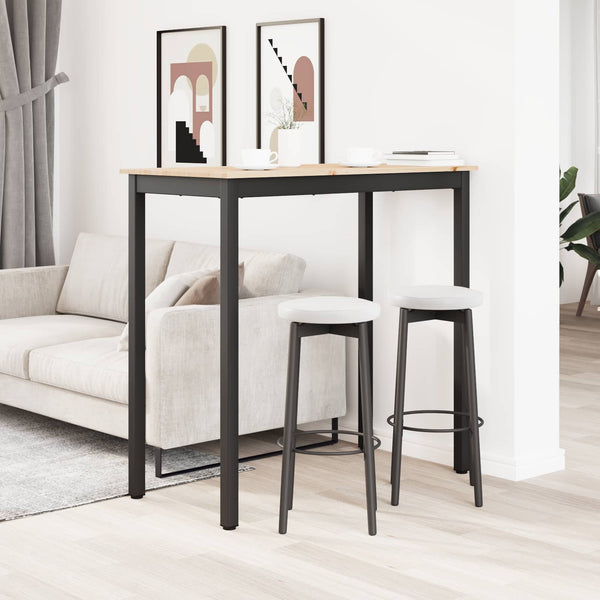 Bartisch Kiefer Massivholz 110cm