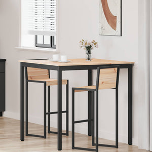 Bartisch Kiefer Massivholz 110x110 cm