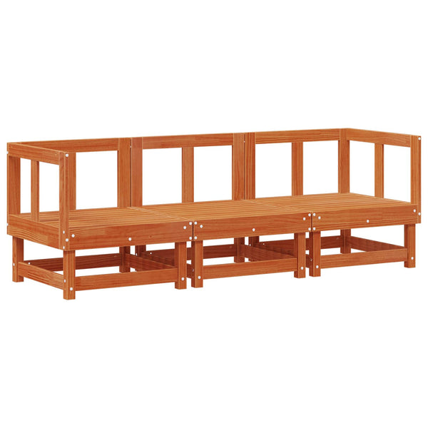Modulares Gartensofa Wachsbraun