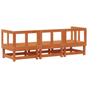 Modulares Gartensofa Wachsbraun