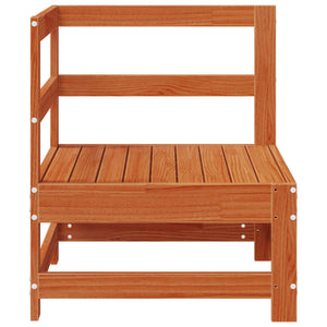 Gartenecksofa Kiefer Massivholz Braun 62x62x70,5cm