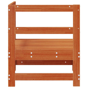 Gartenecksofa Kiefer Massivholz Braun 62x62x70,5cm