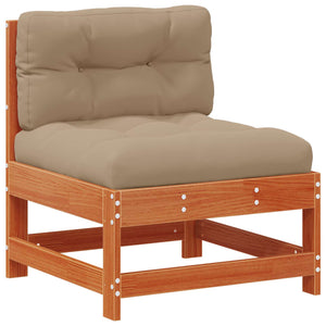 Modulares Gartensofa Wachsbraun 190cm