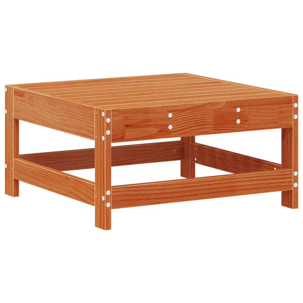 Garten Fußstütze Kiefer Massivholz Braun