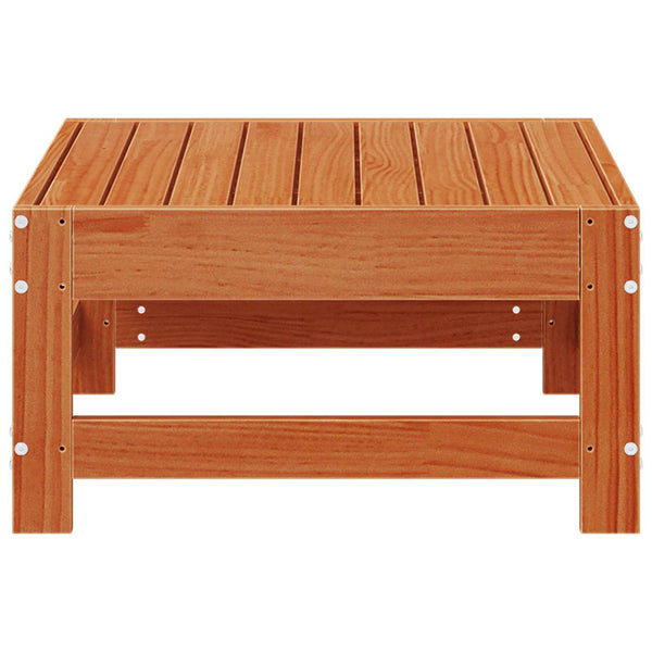 Garten Fußstütze Kiefer Massivholz Braun