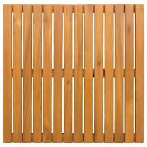 Holz Badematte Braun 50x50 cm