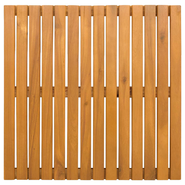 Holz Badematte Braun 50x50 cm