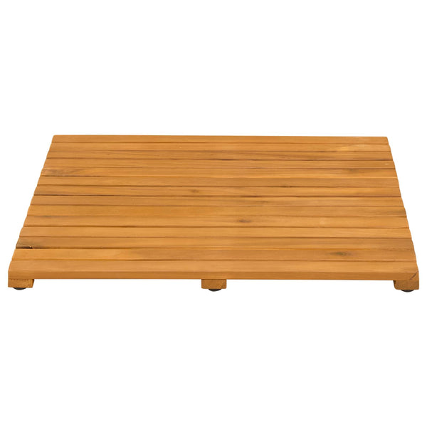 Holz Badematte Braun 50x50 cm