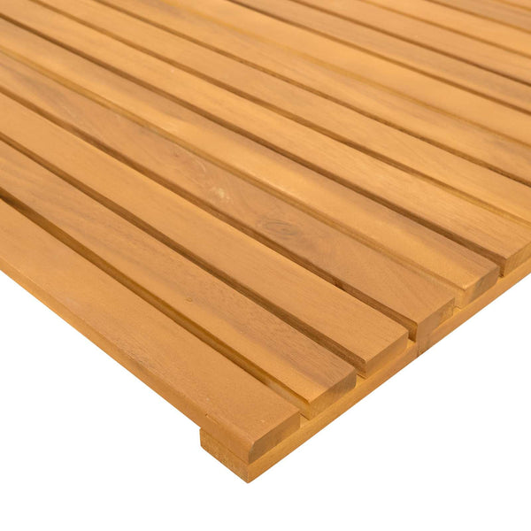 Holz Badematte Braun 100x55 cm