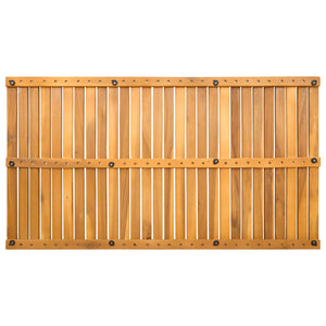 Holz Badematte Braun 100x55 cm