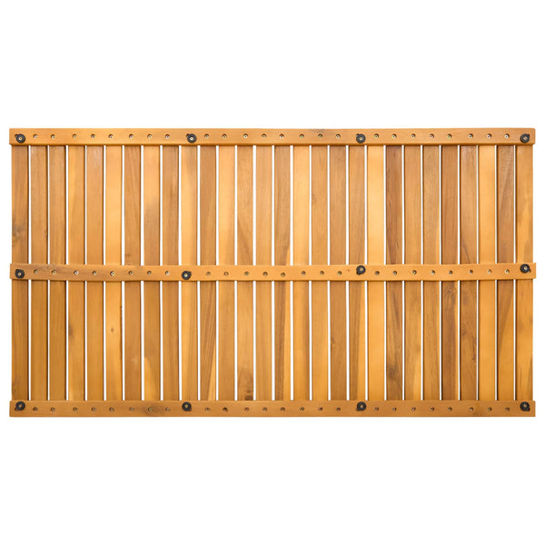 Holz Badematte Braun 100x55 cm