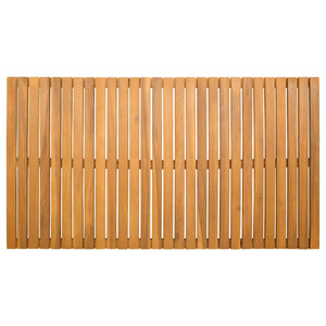Holz Badematte Braun 100x55 cm