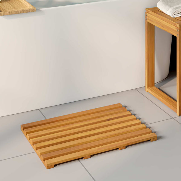 Holz Badematte Braun 56x37cm