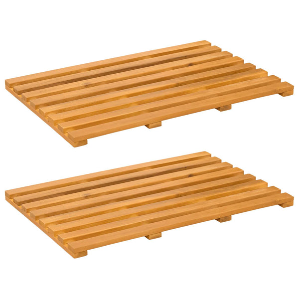 Holz Badematte Braun 56x37cm