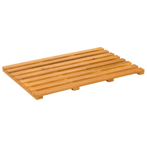 Holz Badematte Braun 56x37cm