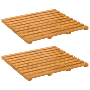 Holz Badematte Braun 50x48cm