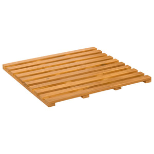Holz Badematte Braun 50x48cm