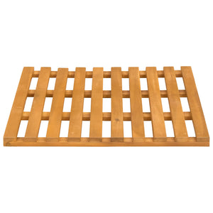 Holz Badematte Braun 50x48cm