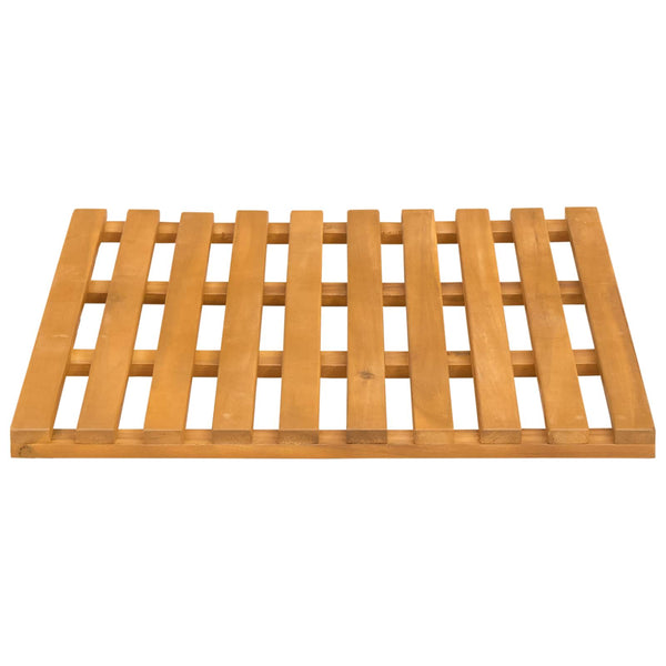 Holz Badematte Braun 50x48cm