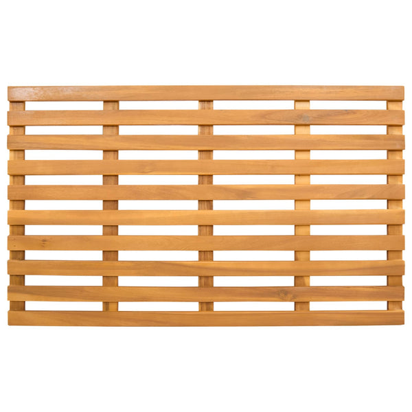 Holz Badematte Braun 80x48cm