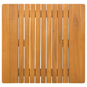 Holz Badematte Braun 52x50cm