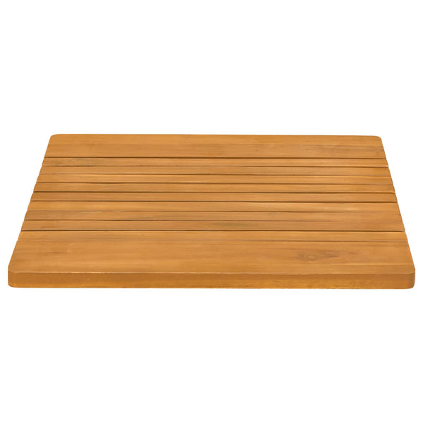 Holz Badematte Braun 52x50cm
