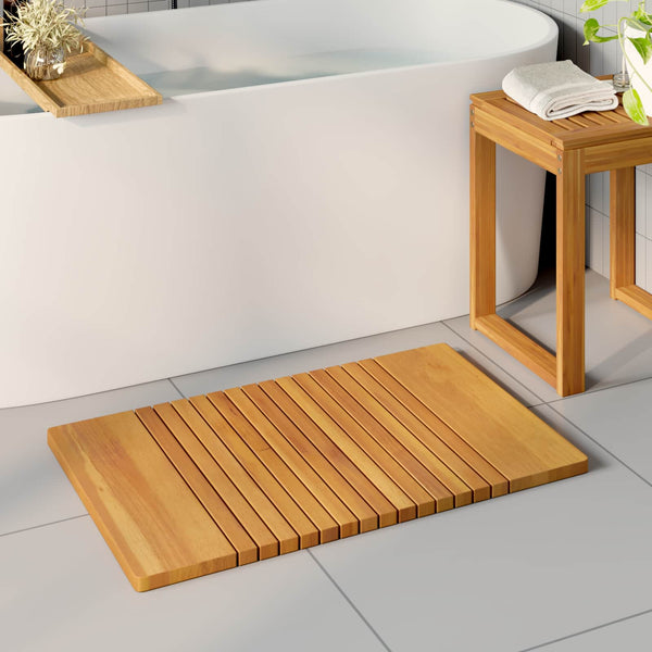 Holz Badematte Braun 81x50cm